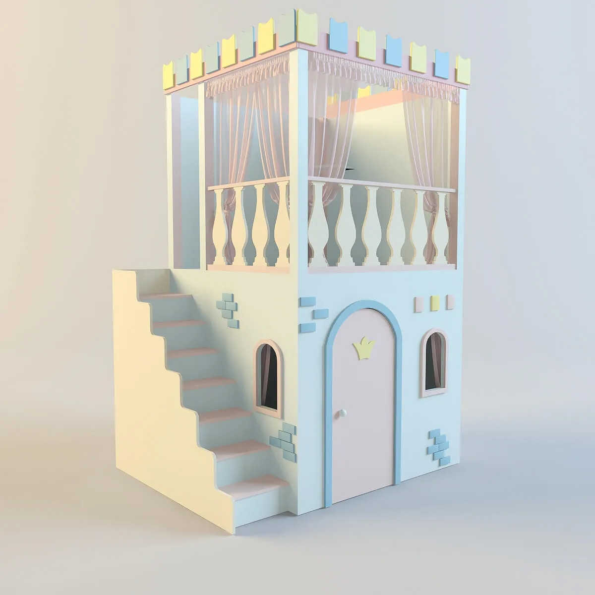 child-room – House castle 3ds Max