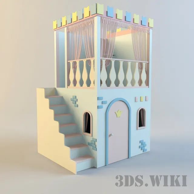 child-room – House lock for children 3ds Max