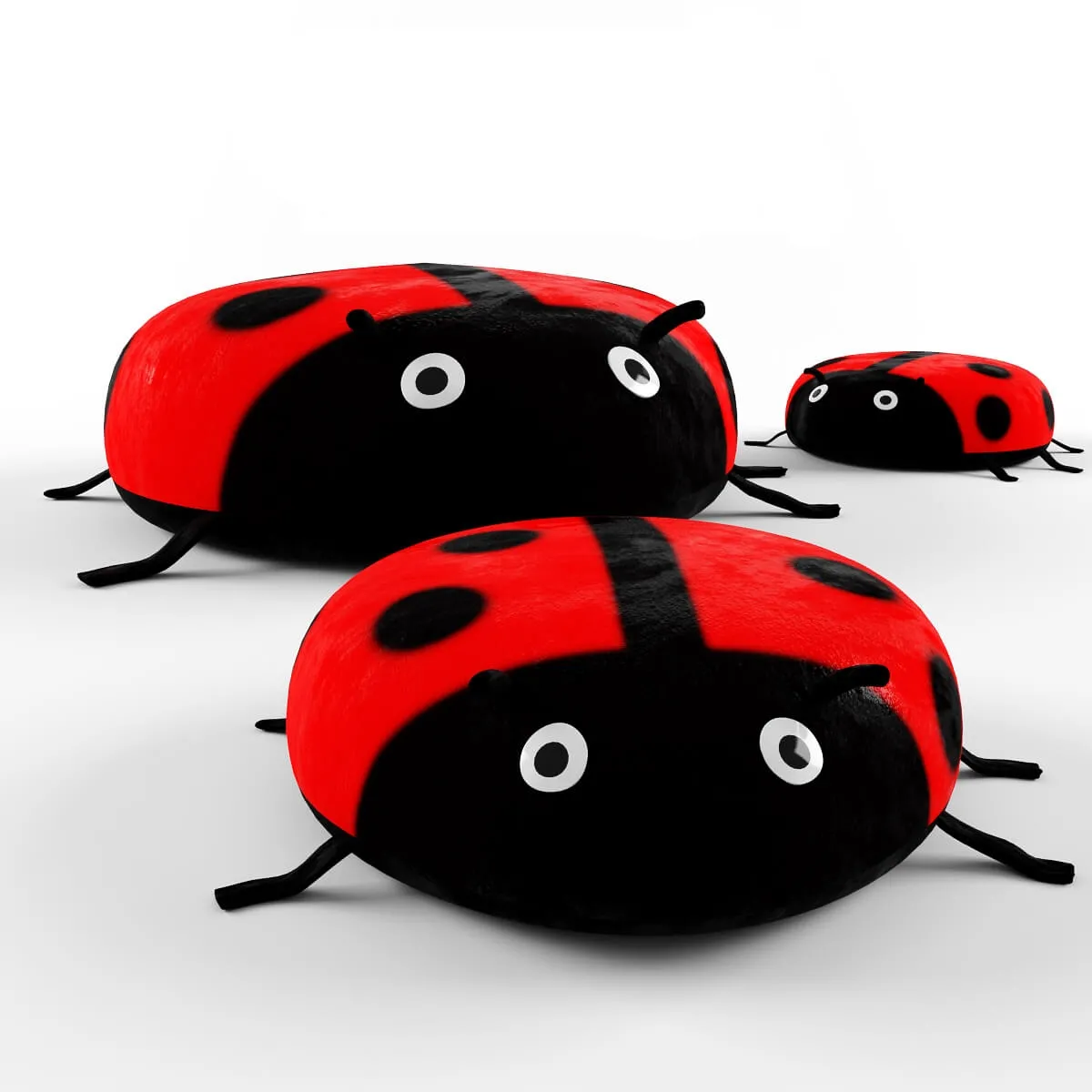 child-room – IKEA Pouffe Ladybug 3ds Max