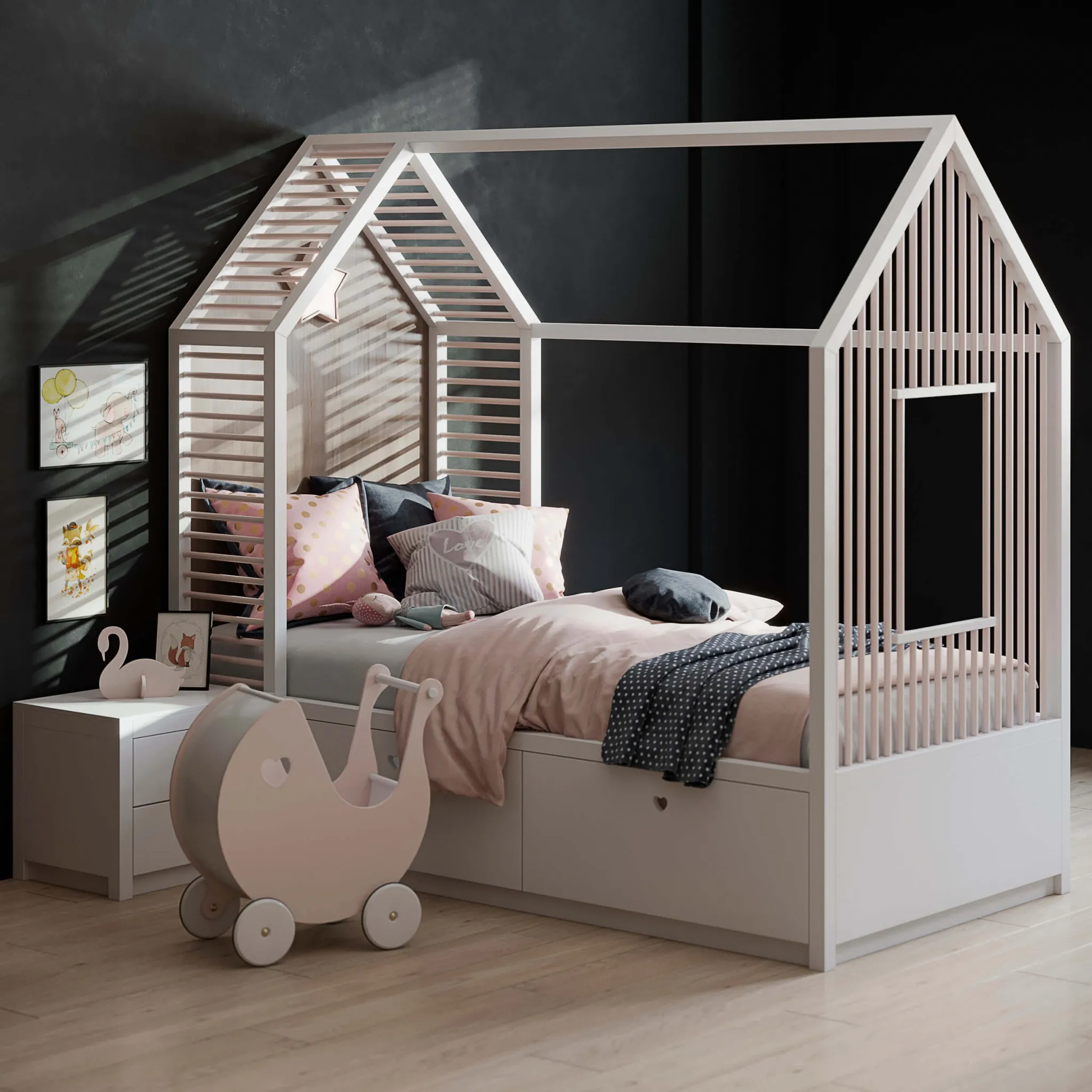 child-room – Kids Bed 3ds Max