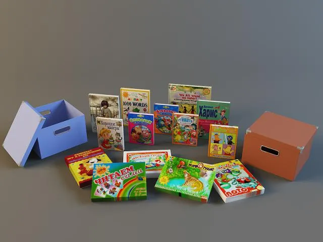child-room – little things in the nursery 3ds Max