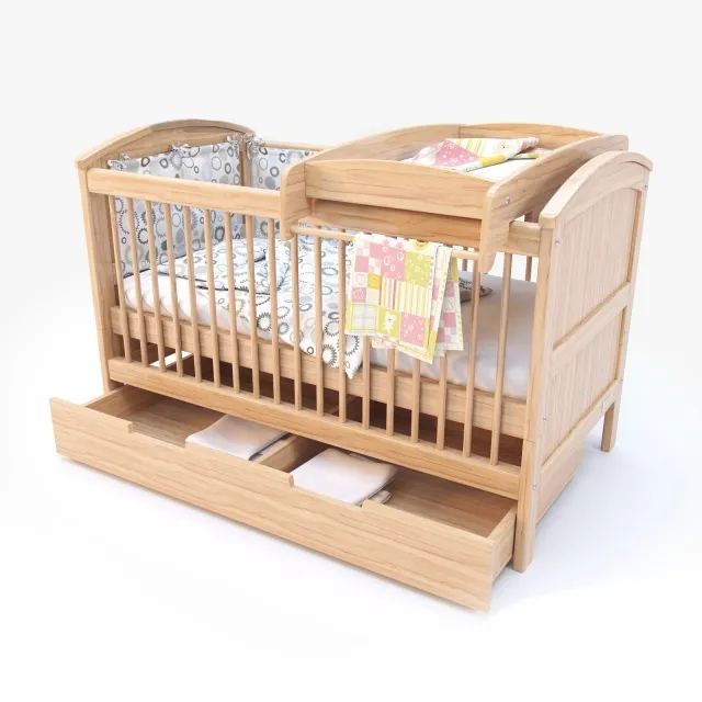 child-room – Mamas and papas bed 3ds Max