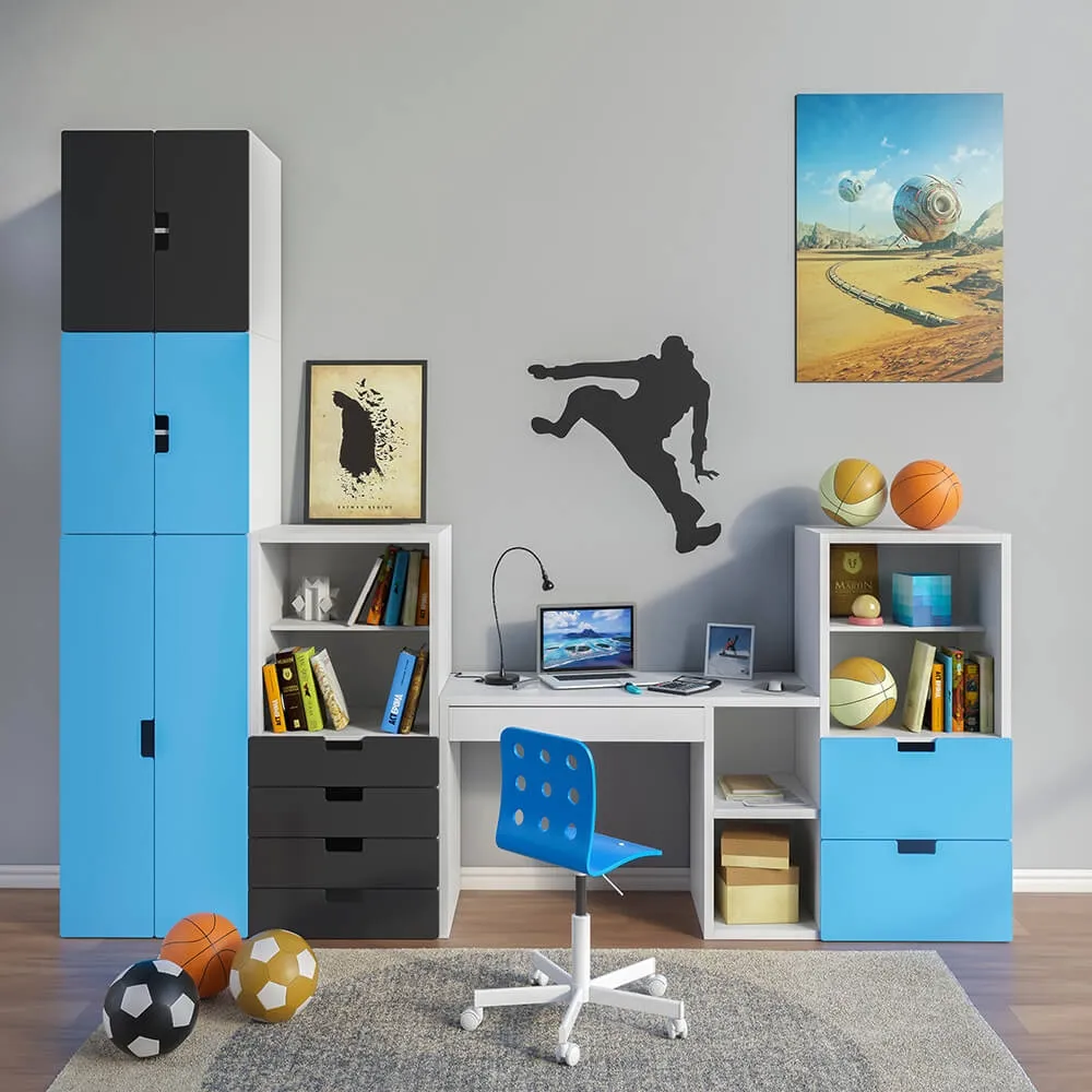 child-room – Modular furniture and accessories for a children’s room IKEA set 1 3ds Max