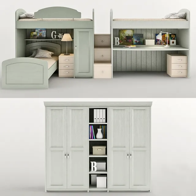 child-room – Nuovo Mondo set N16 3ds Max