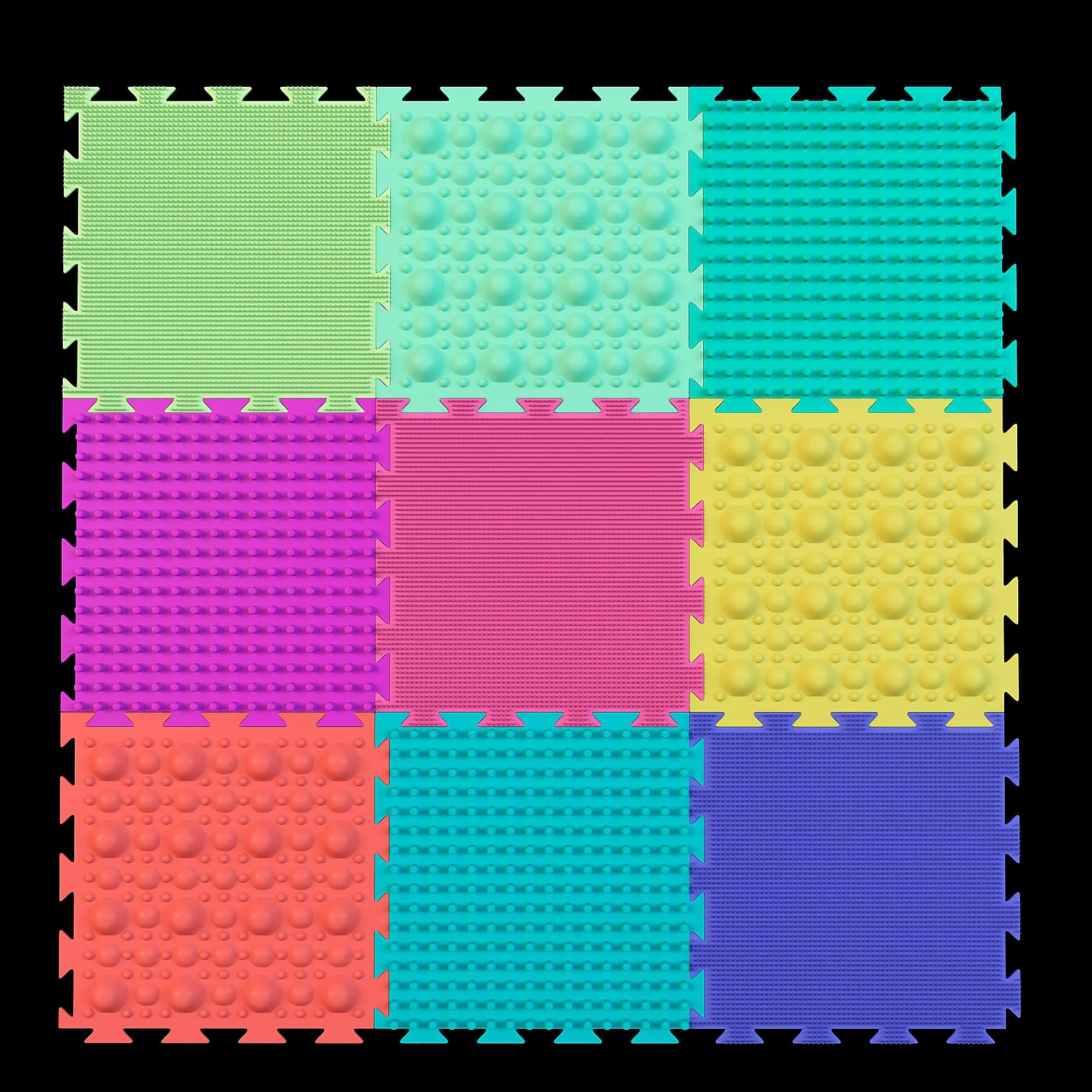 child-room – Orthopedic mats for children 3ds Max
