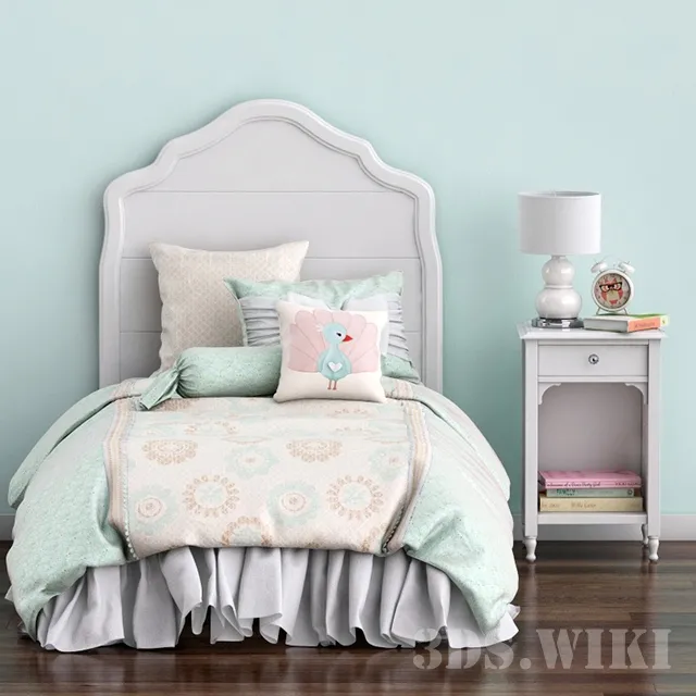 child-room – Pottery Barn Juliette Children’s Bed 3ds Max