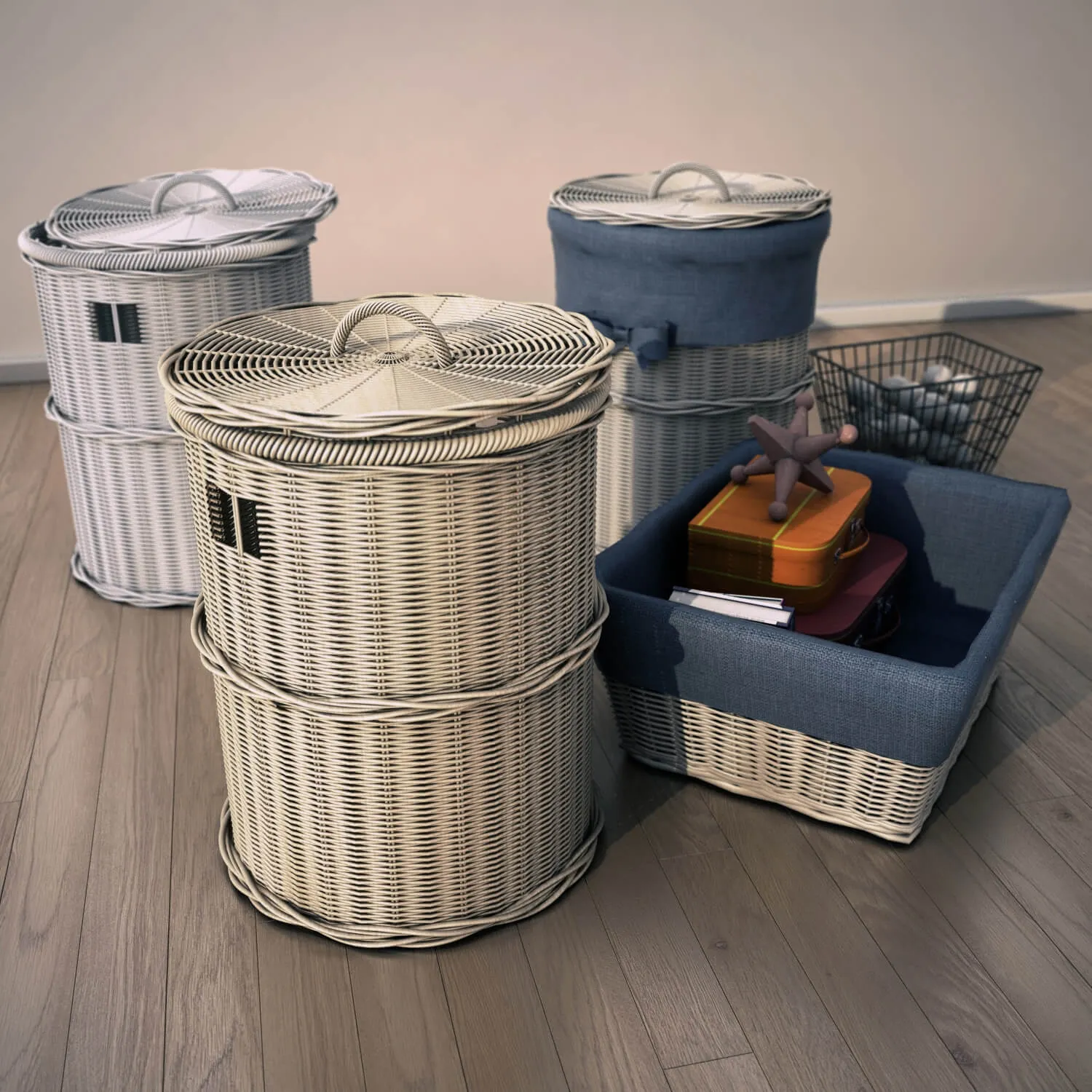 child-room – Pottery barn kids basket 3ds Max