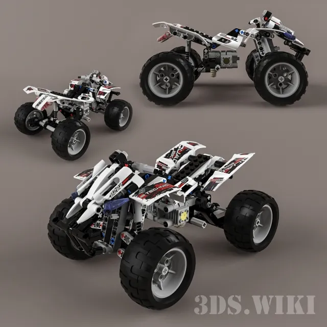 child-room – Quad-Bike by Lego 3ds Max