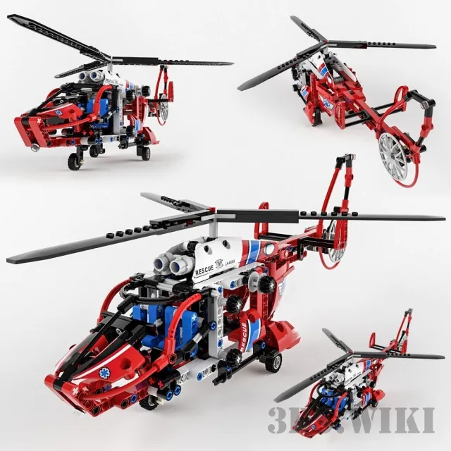 child-room – Rescue Helicopter 3ds Max