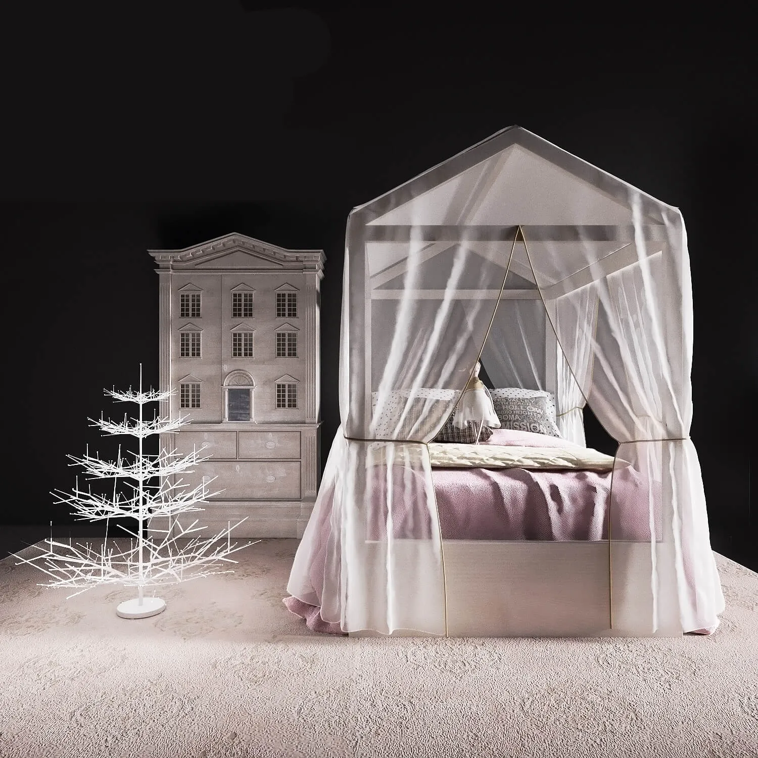 child-room – RH Holiday bed 3ds Max
