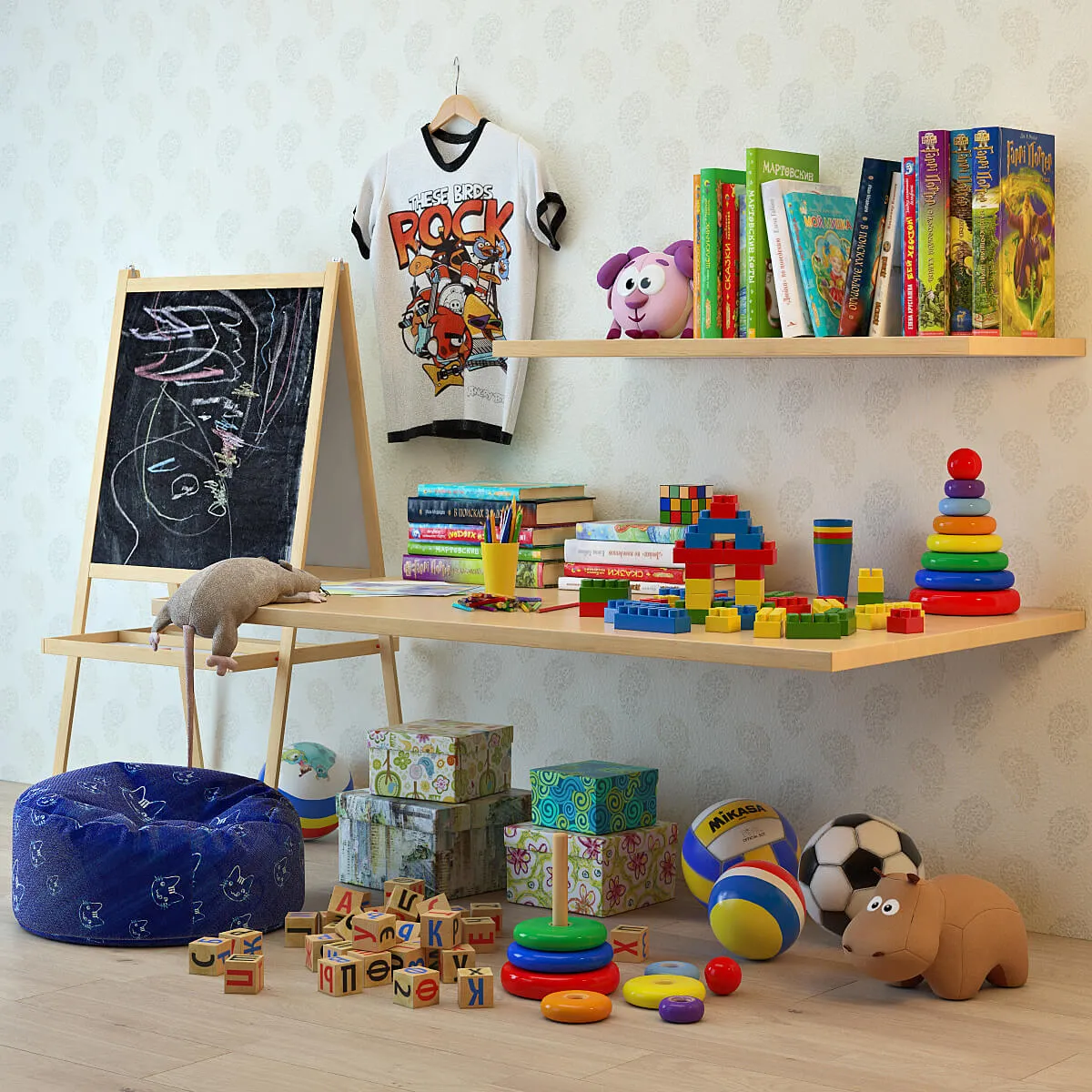 child-room – Set for children’s rooms 03 3ds Max