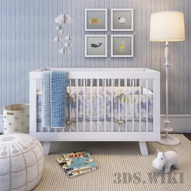 child-room – Set for nursery 3ds Max