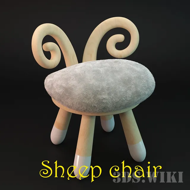 child-room – Sheep Chair 3ds Max