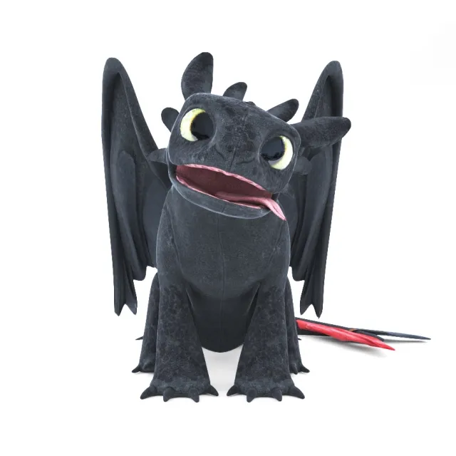 child-room – Soft toy Toothless 3ds Max