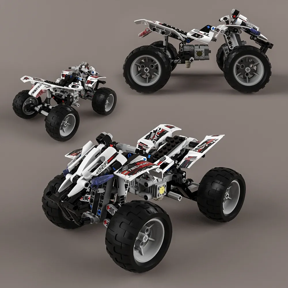 child-room – Toy quad-bike 8 3ds Max