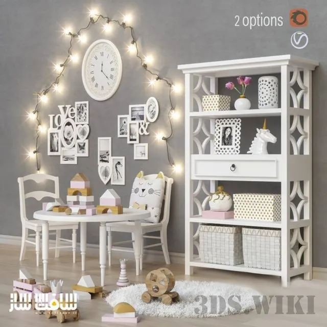 child-room – Toys and furniture 3ds Max