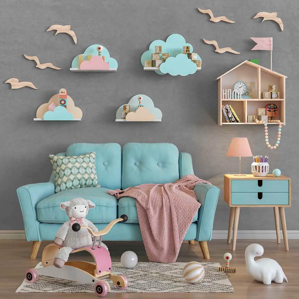 child-room – Toys and furniture set 34 3ds Max