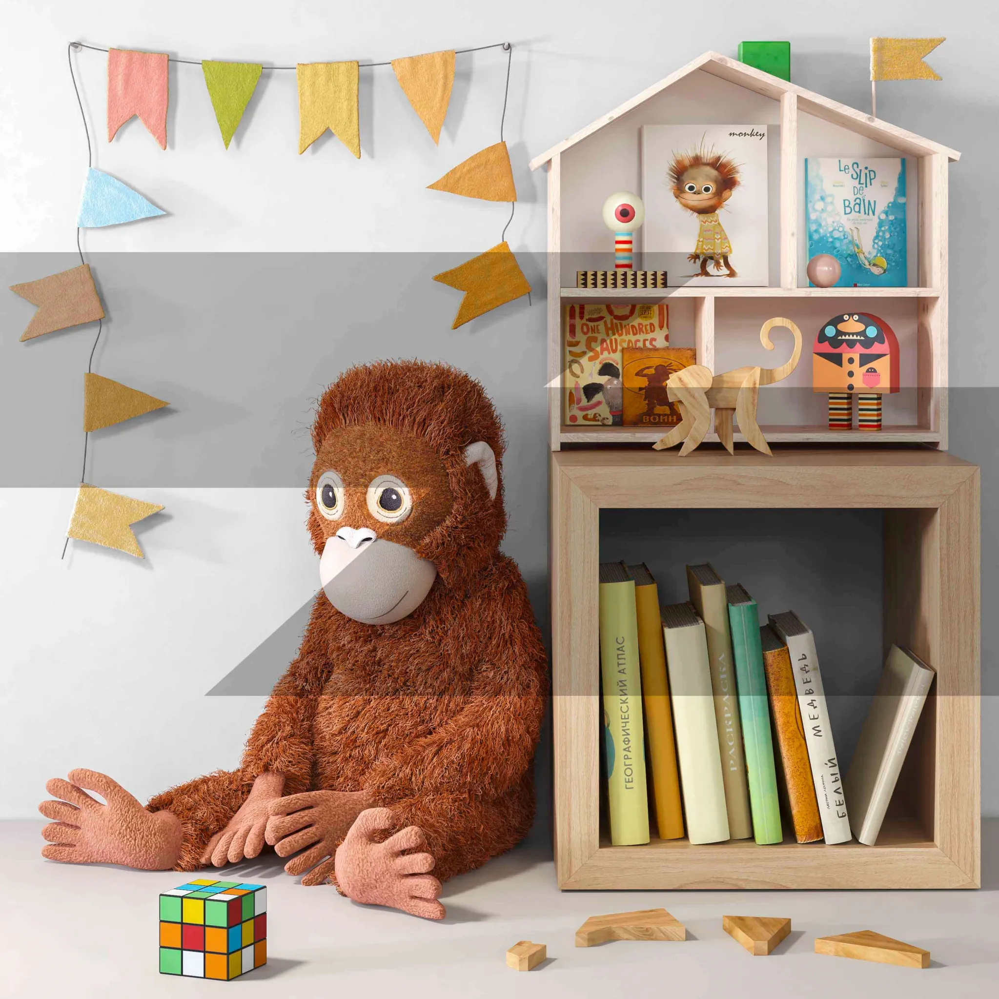 child-room – Toys and furniture SET 45 3ds Max