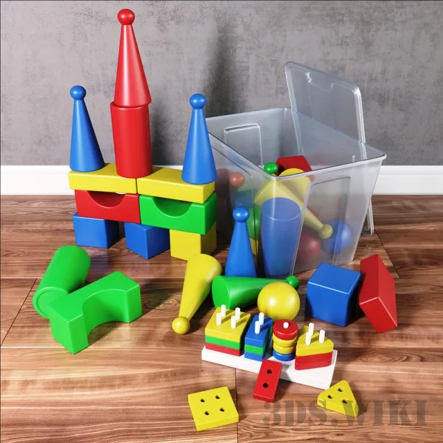 child-room – Toys and other decorative items 3ds Max