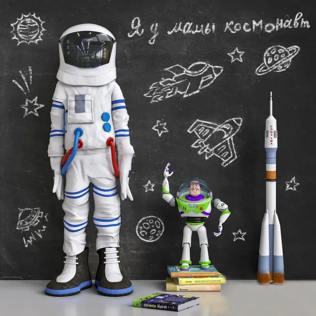 child-room – Toys of children 3ds Max