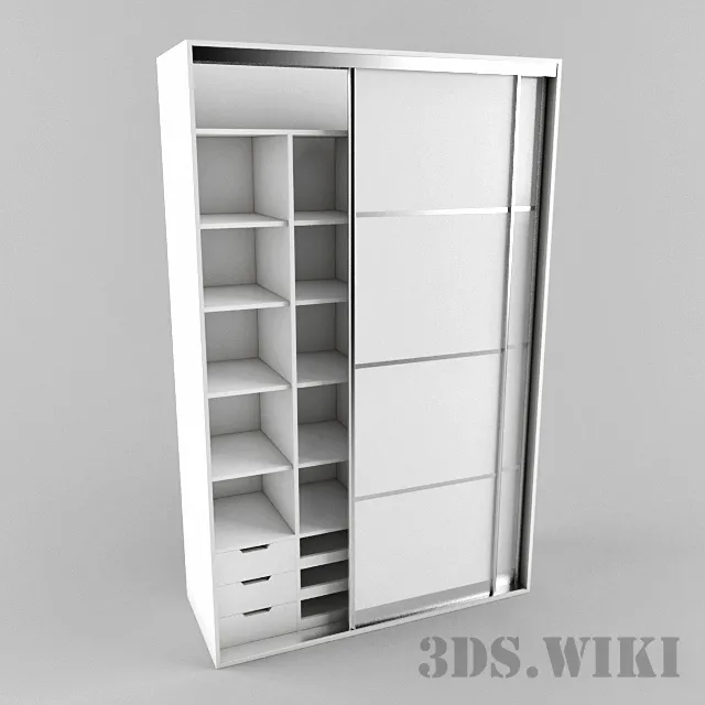 child-room – Wardrobe for the nursery 3ds Max