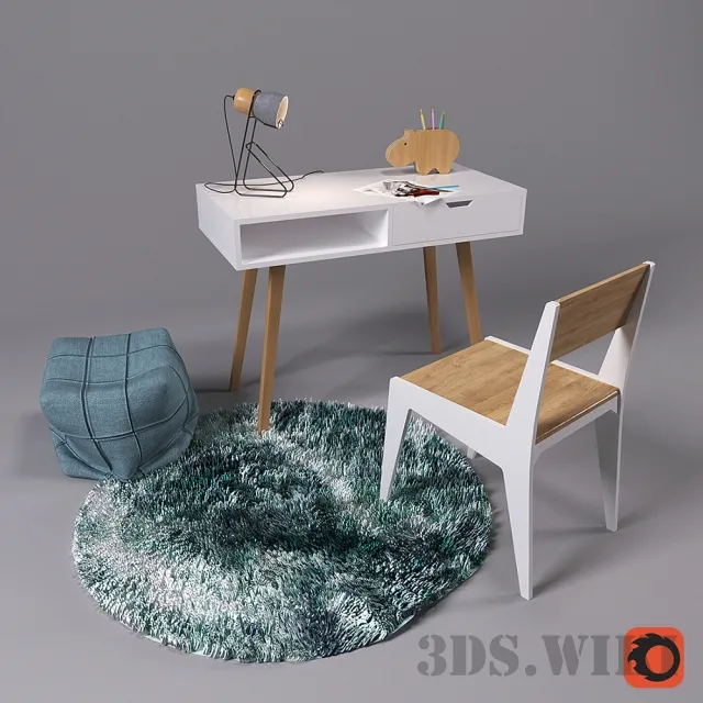 child-room – Working set number 1 3ds Max