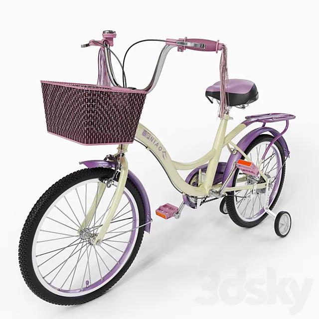 Children bicycle 3DS Max Model