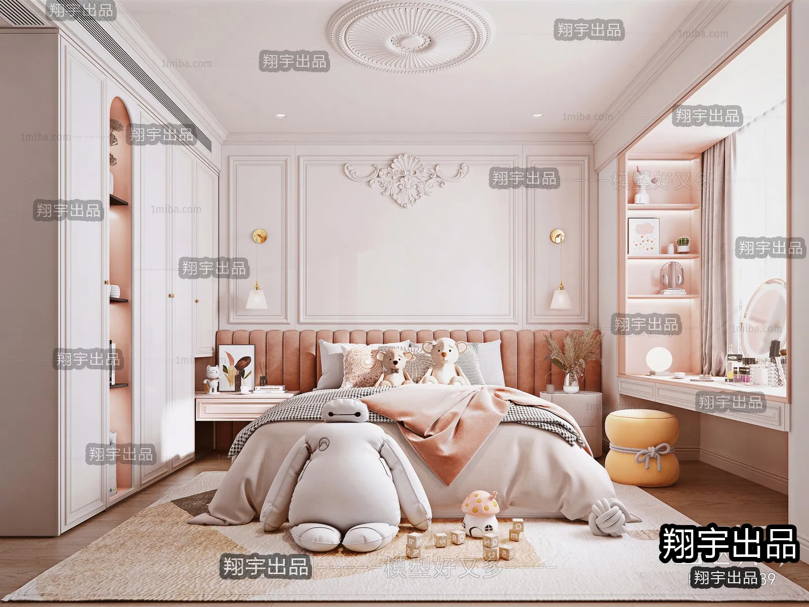 Children Room 3D Interior Scene – 3D Models – 005