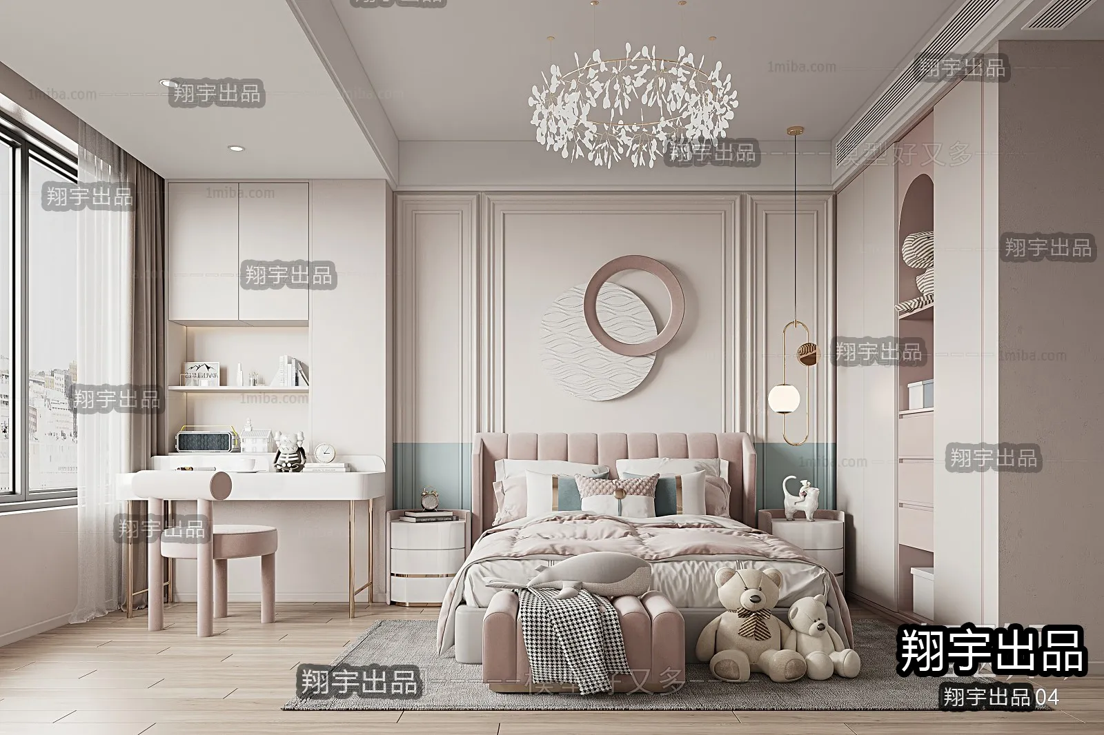 Children Room 3D Interior Scene – 3D Models – 007