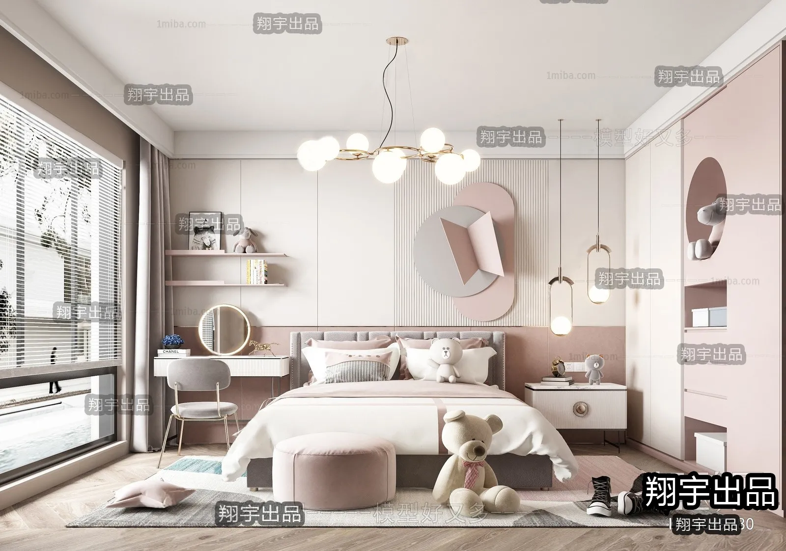 Children Room 3D Interior Scene – 3D Models – 008