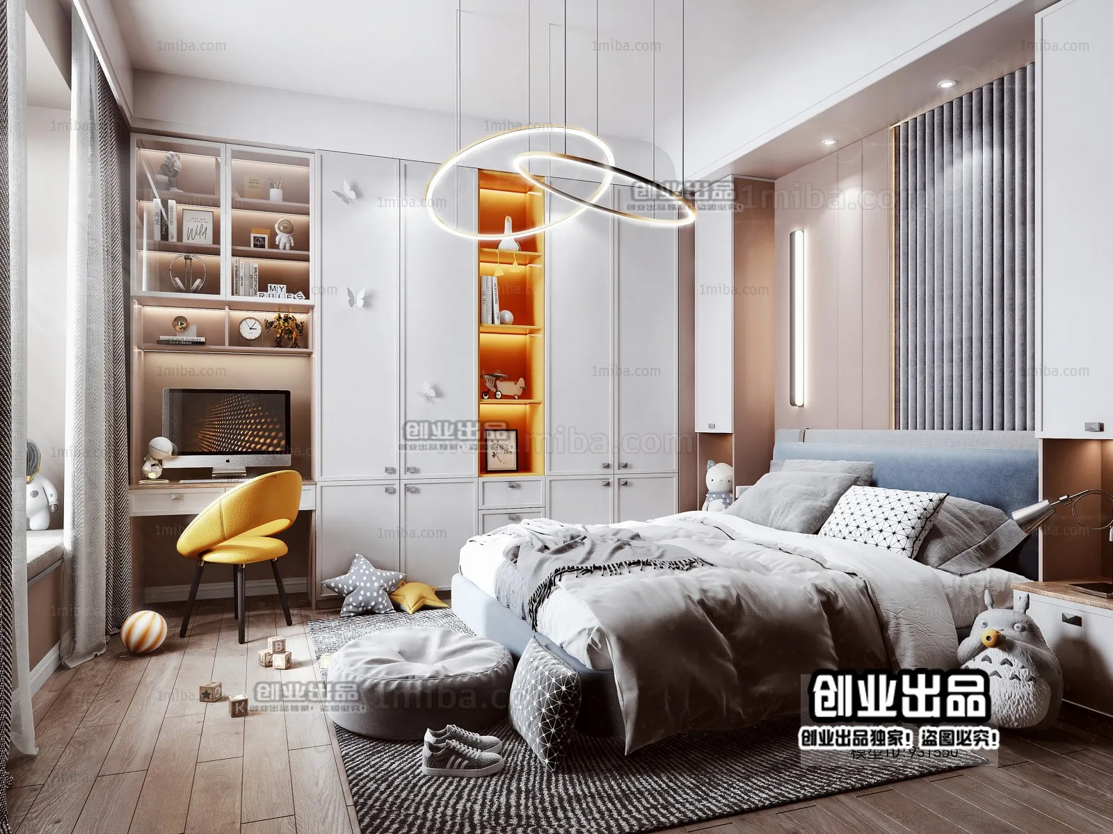 Children Room 3D Interior Scene – 3D Models – 015