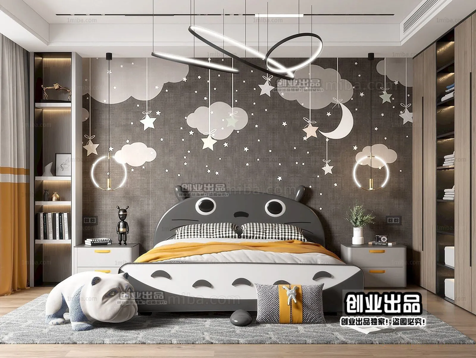 Children Room 3D Interior Scene – 3D Models – 017