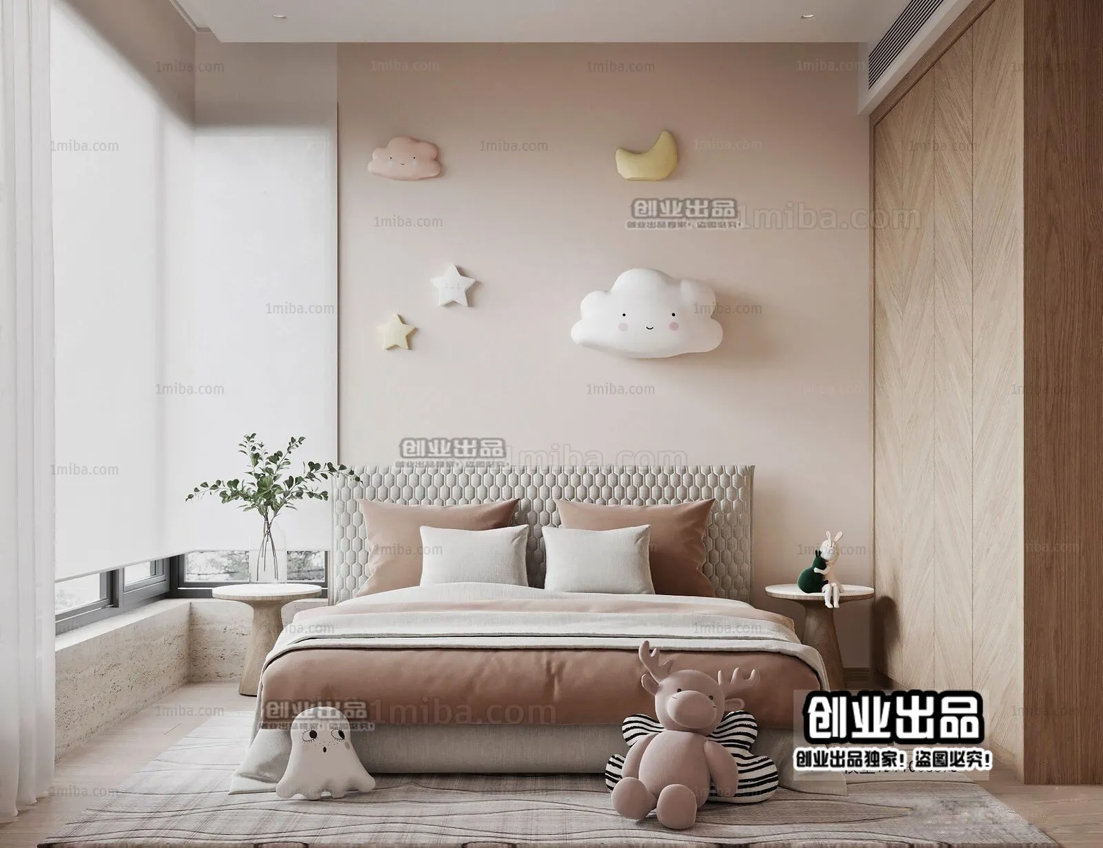 Children Room 3D Interior Scene – 3D Models – 023