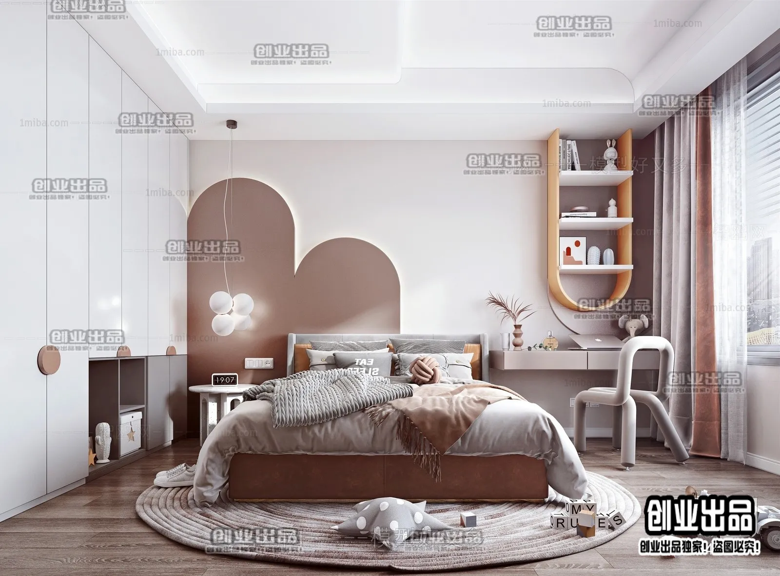 Children Room 3D Interior Scene – 3D Models – 030