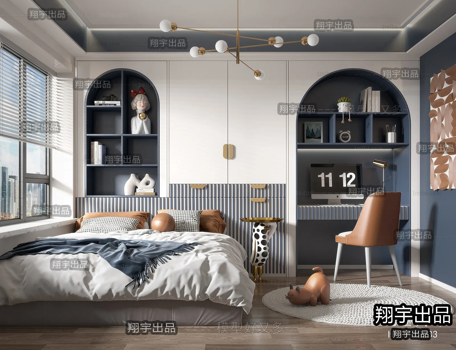 Children Room 3D Interior Scene – 3D Models – 051