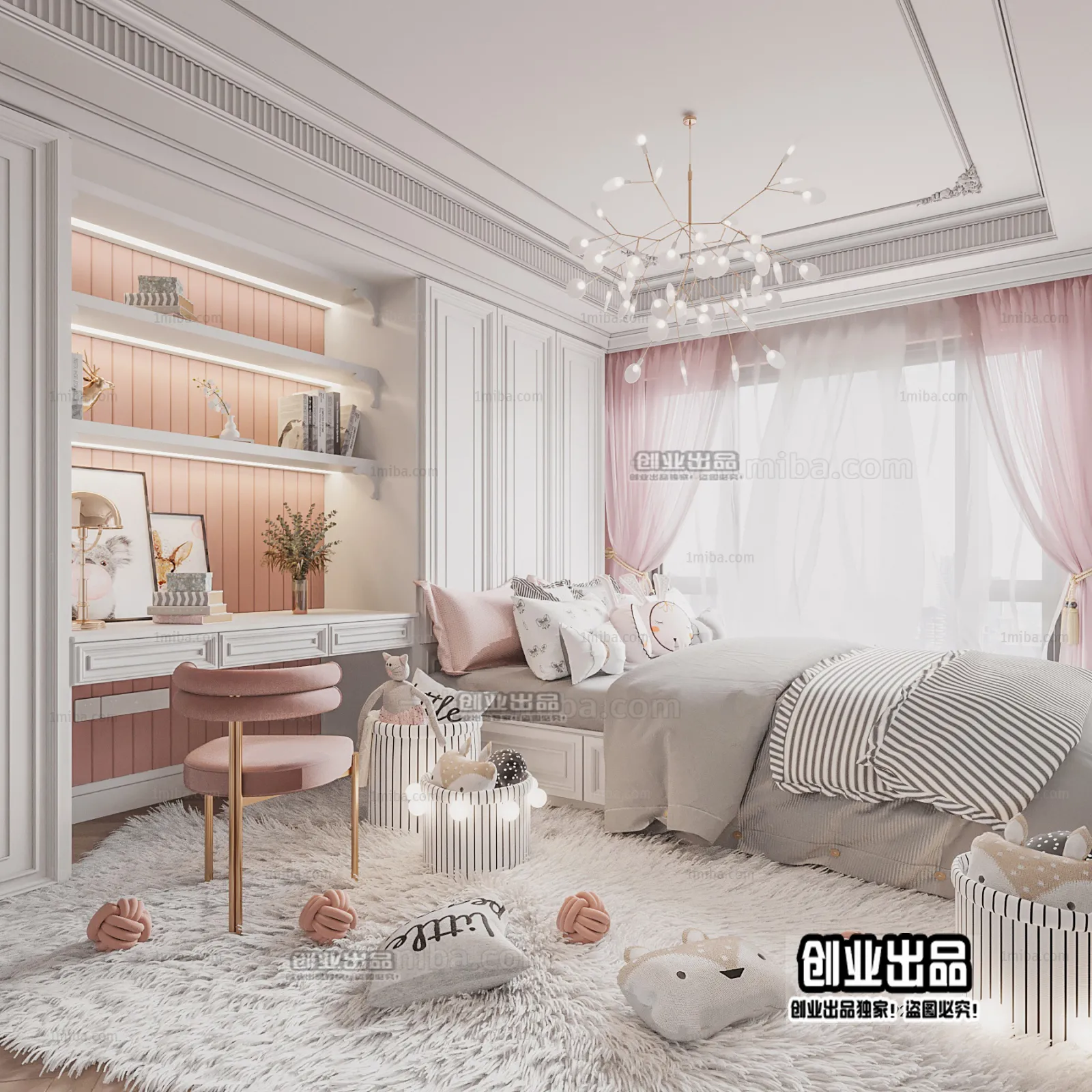 Children Room 3D Interior Scene – 3D Models – 109