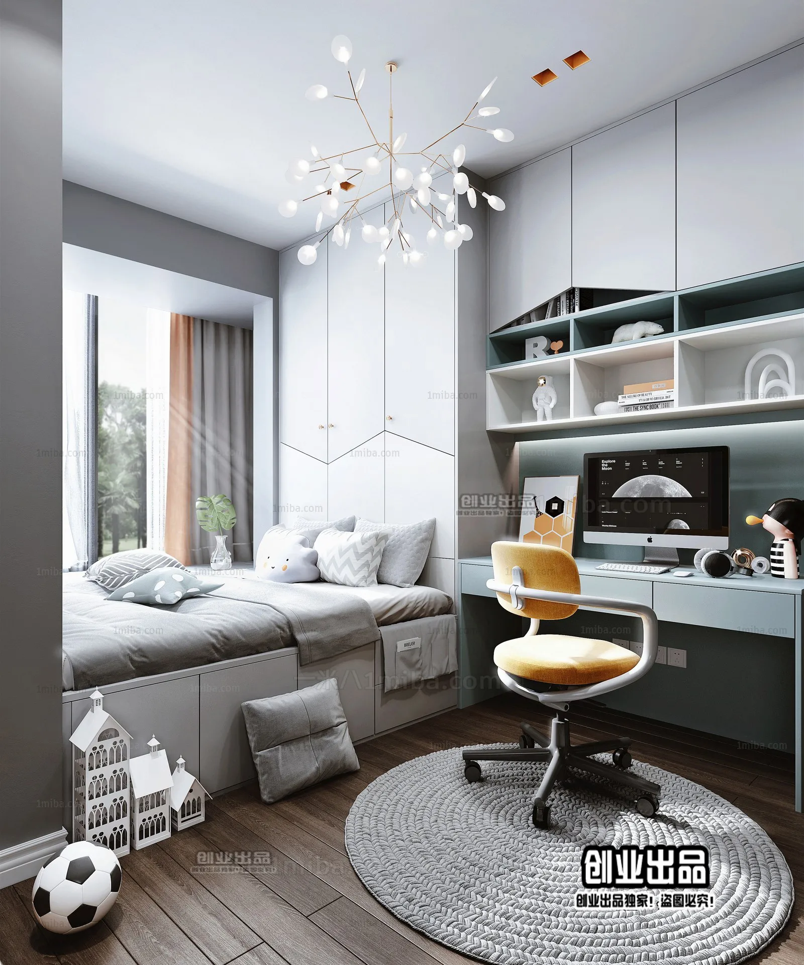 Children Room 3D Interior Scene – 3D Models – 120