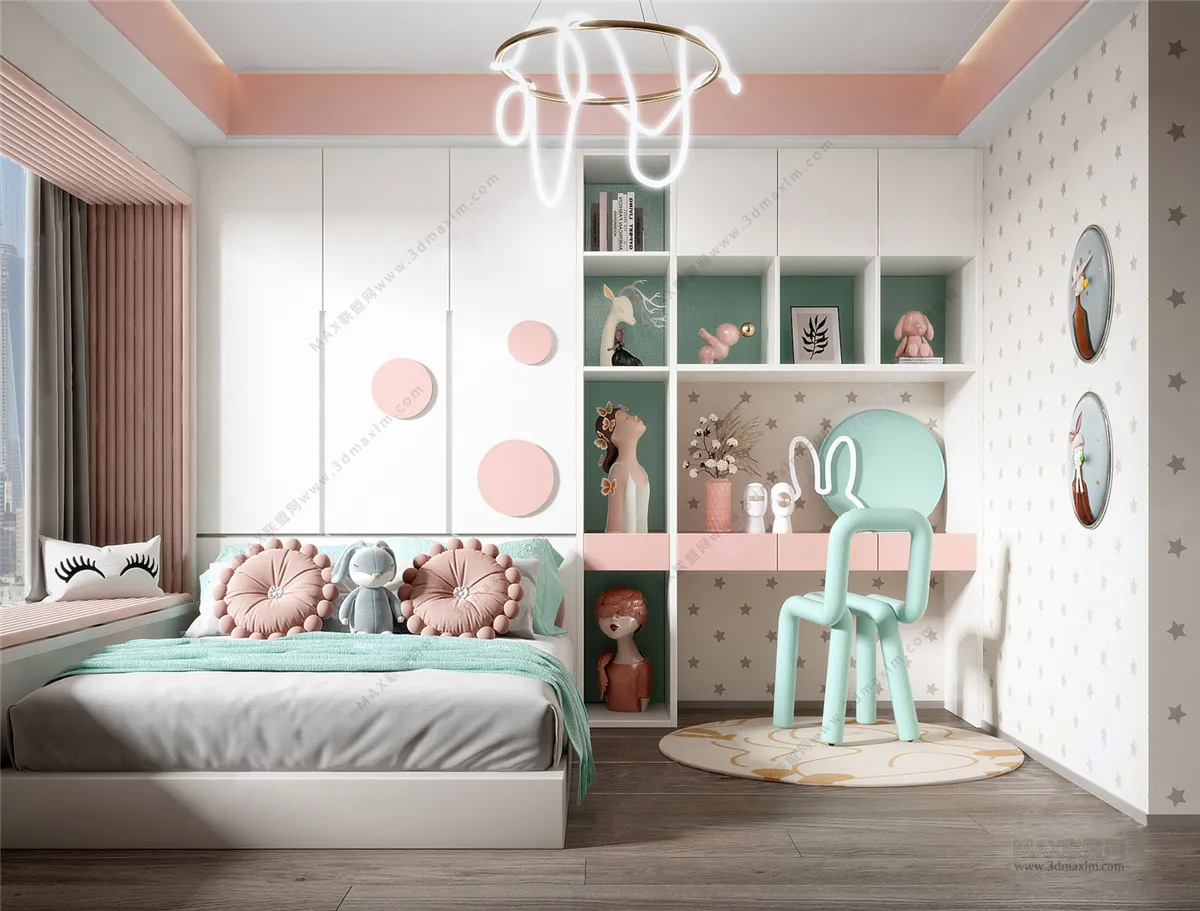 Children Room 3D Interior Scene – 3D Models – 152