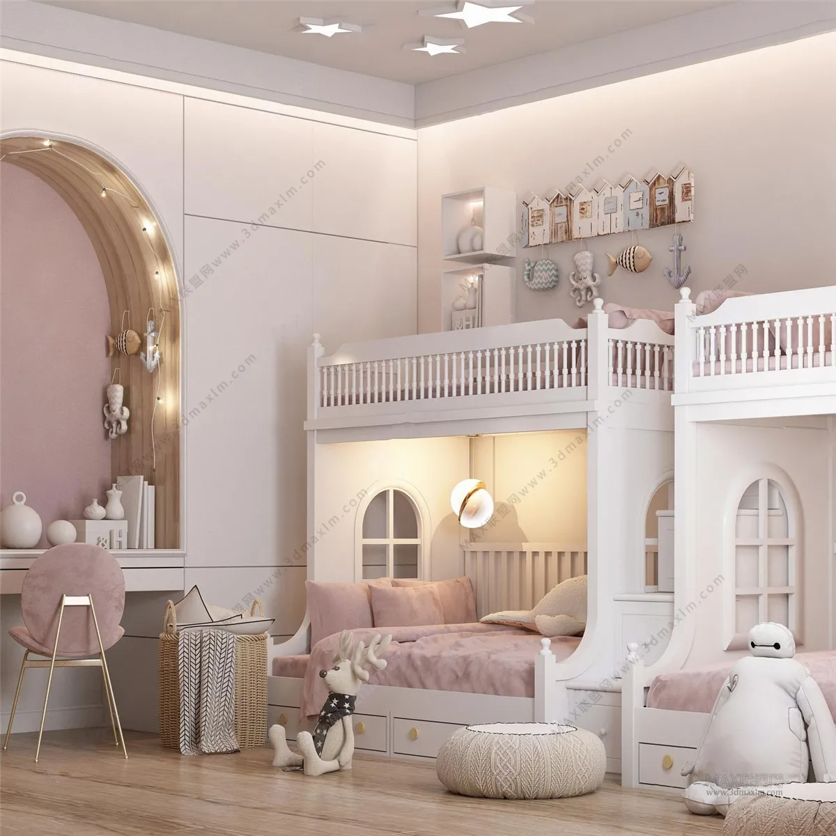 Children Room 3D Interior Scene – 3D Models – 158