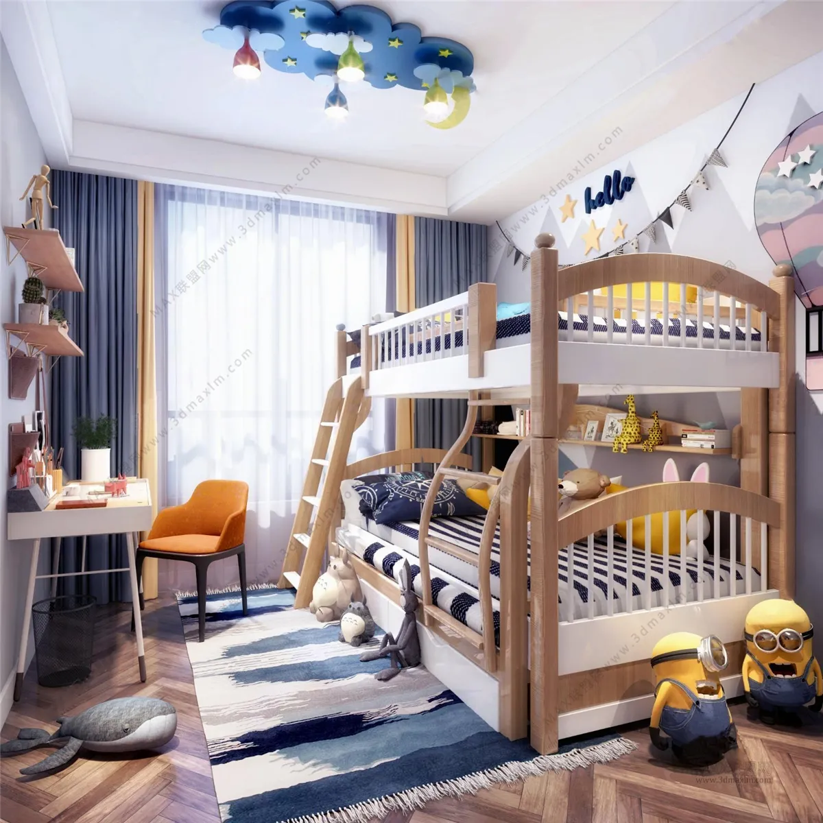 Children Room 3D Interior Scene – 3D Models – 159