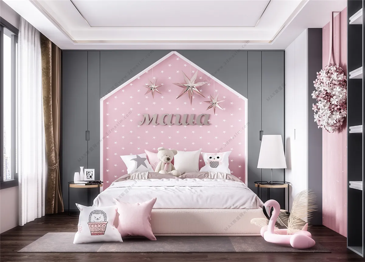 Children Room 3D Interior Scene – 3D Models – 165