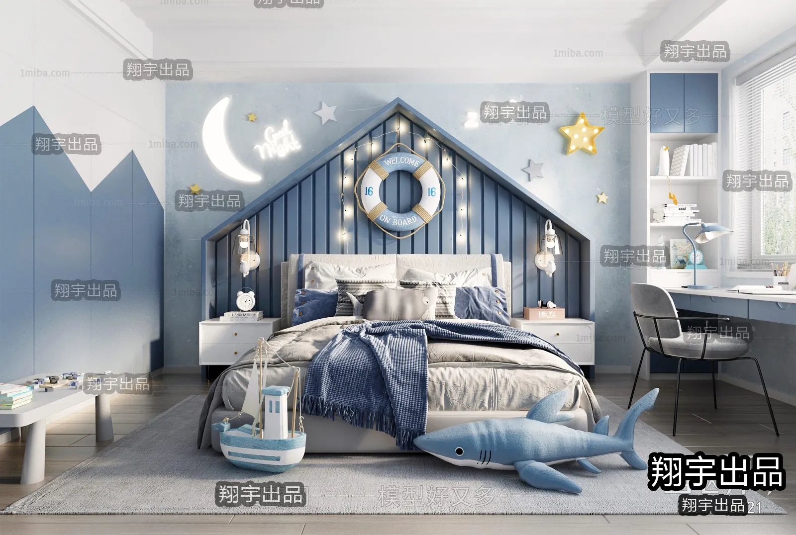 Children Room 3D Interior Scene – 3D Models – 179