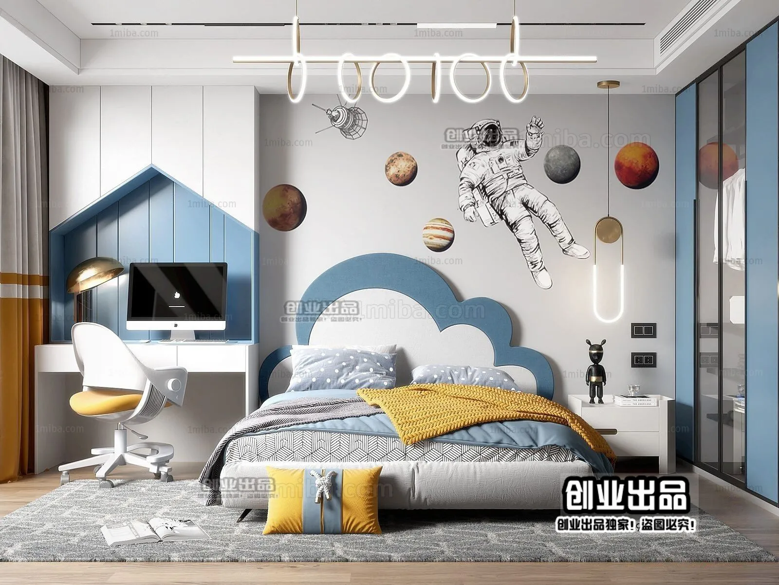 Children Room 3D Interior Scene – 3D Models – 205