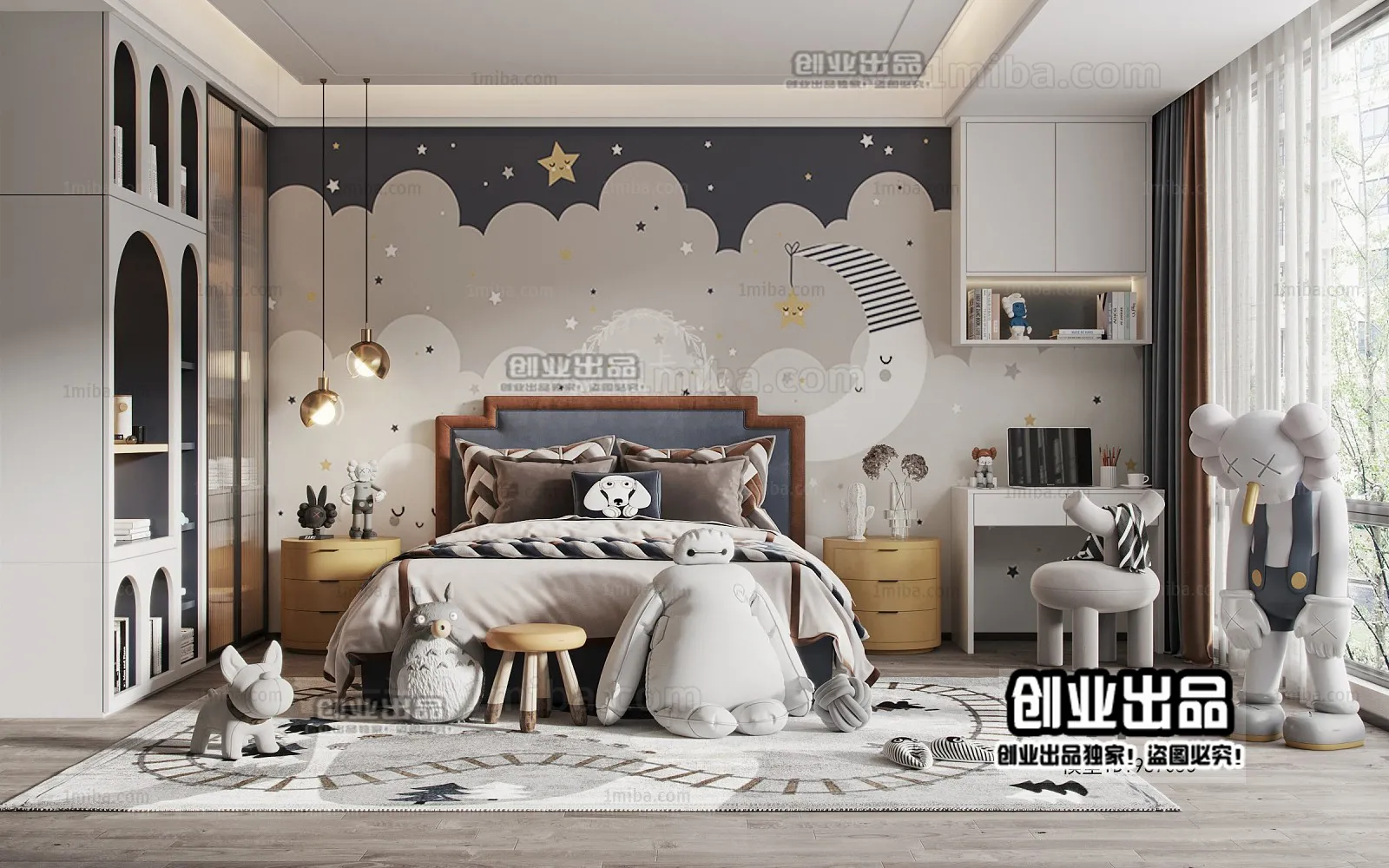 Children Room 3D Interior Scene – 3D Models – 207