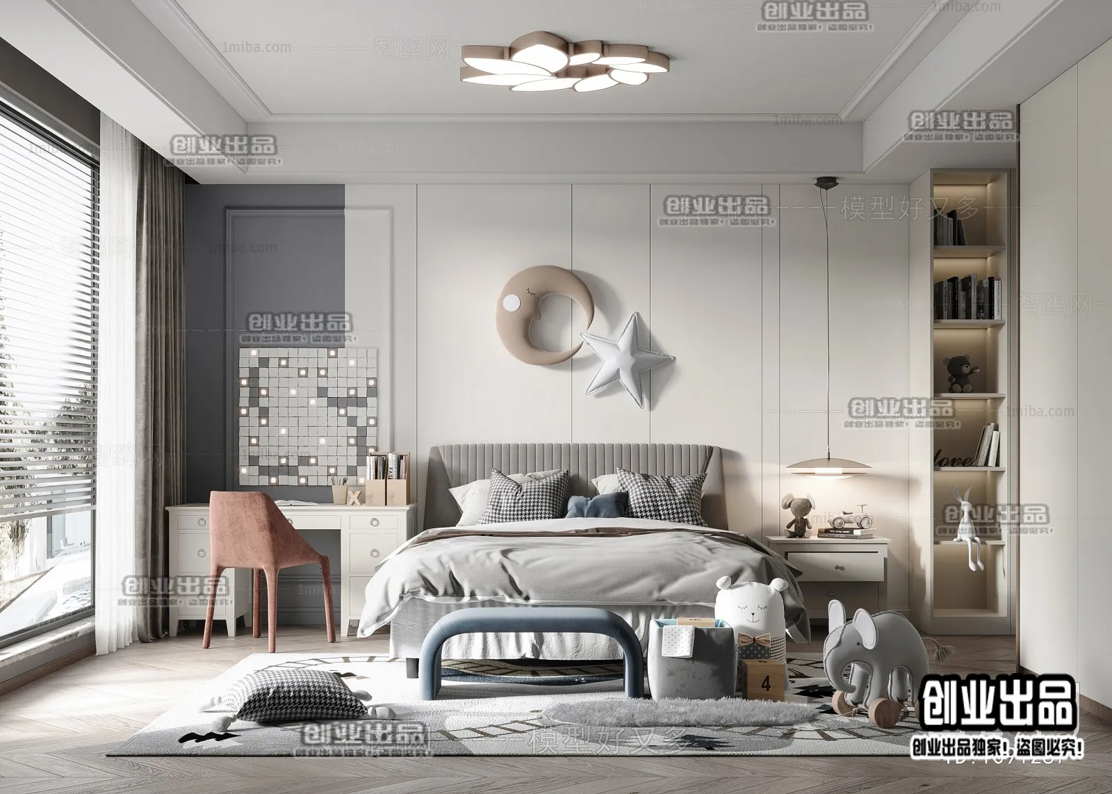 Children Room 3D Interior Scene – 3D Models – 232