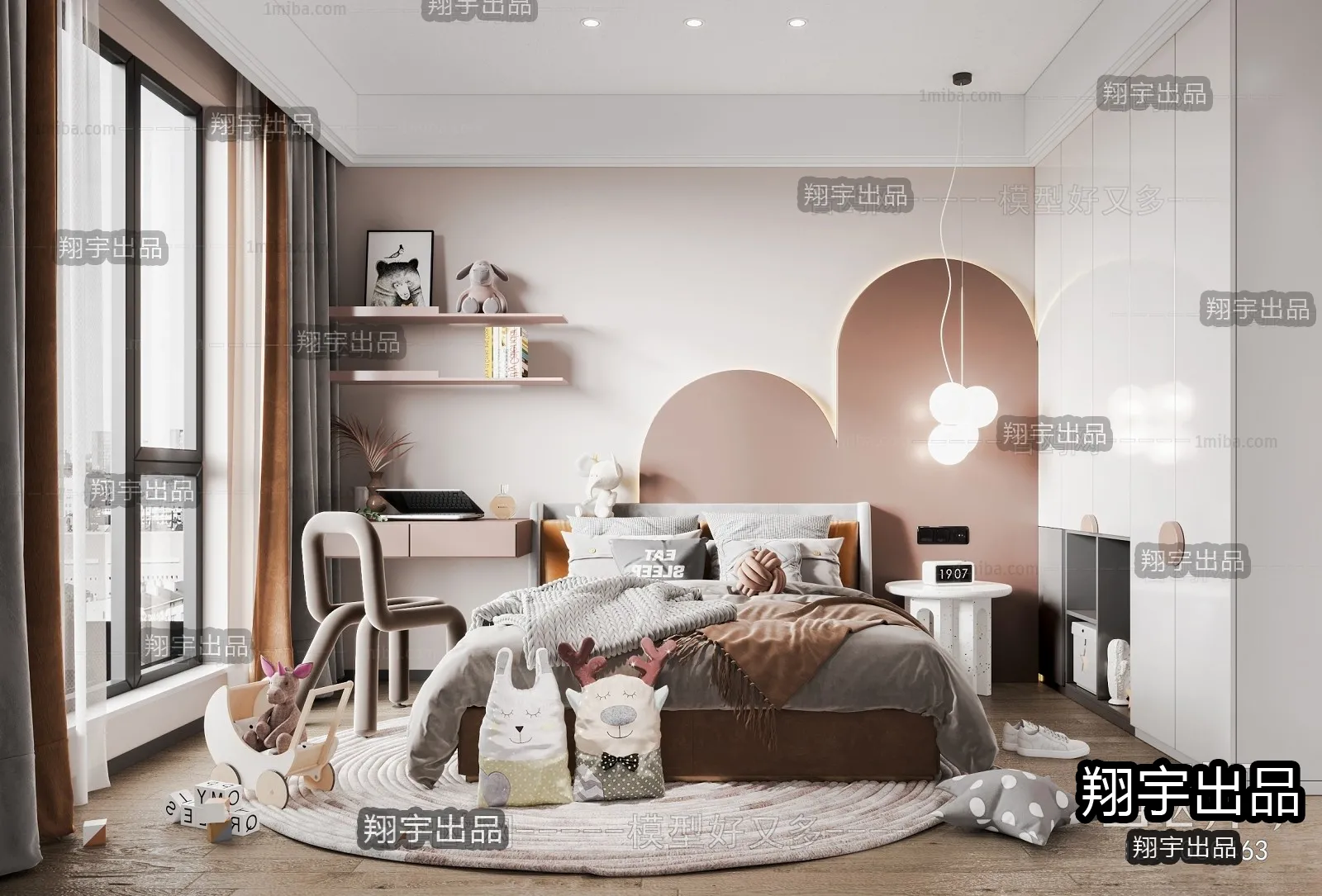 Children Room 3D Interior Scene – 3D Models – 239