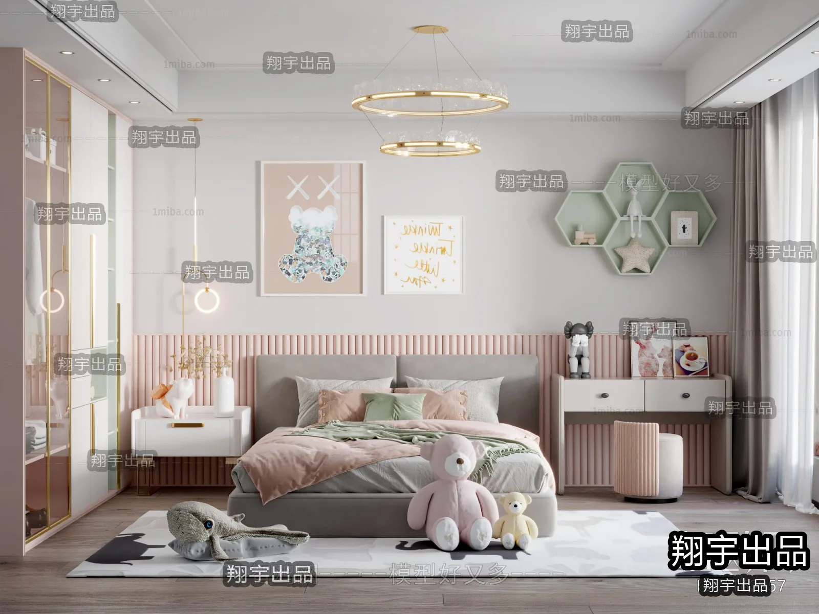 Children Room 3D Interior Scene – 3D Models – 241