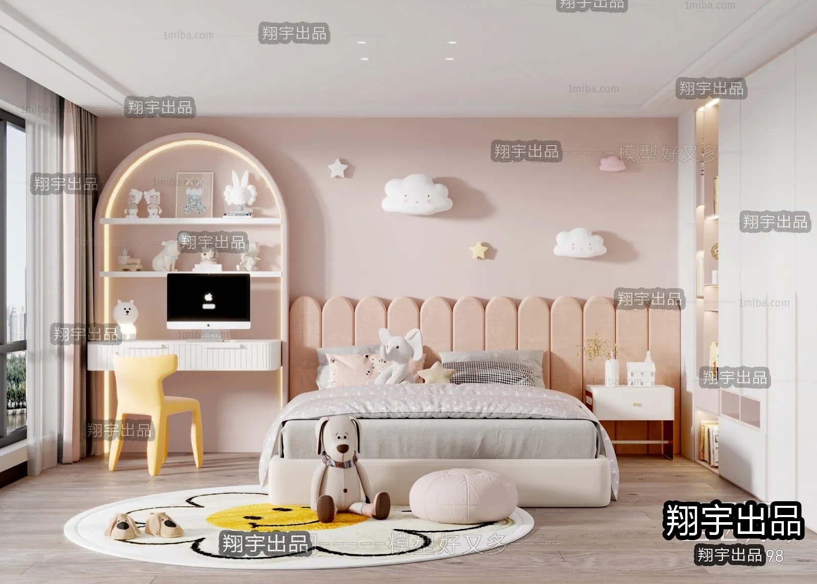 Children Room 3D Interior Scene – 3D Models – 245