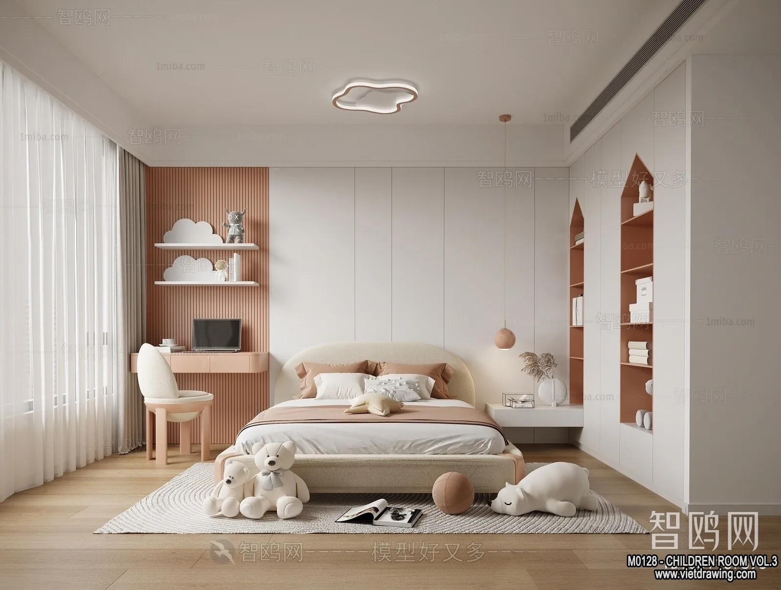 Children Room 3D Interior Scene – 3D Models – 266