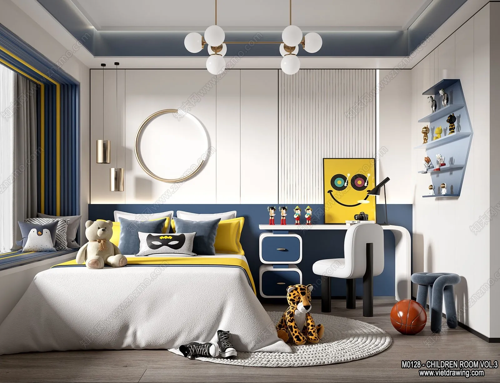 Children Room 3D Interior Scene – 3D Models – 277